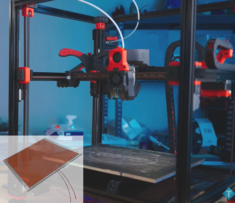 Силиконовые обогреватели для обогреваемых кроватей 3D принтера