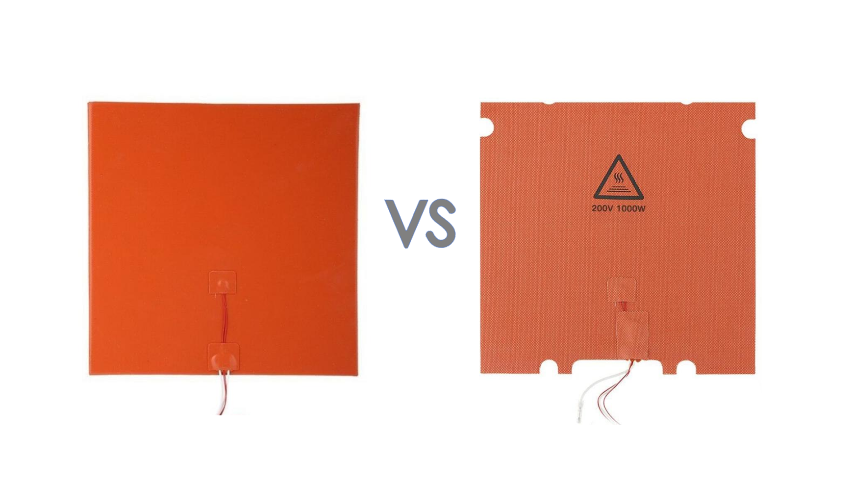 Стандартные по сравнению с высокотемпературными силиконовыми нагревателями для 3D печати